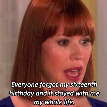Well no one will forget your 50th...Happy Birthday Molly Ringwald...I wanted to be you when I was younger...  