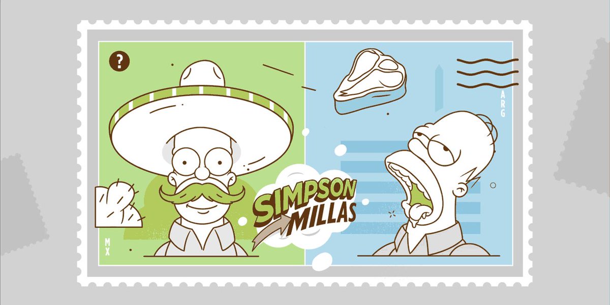 RT si te gustaría que algún día los Simpson viajaran a México 🇲🇽 Like si preferirías que fueran a Argentina 🇦🇷 #SimpsonMillas