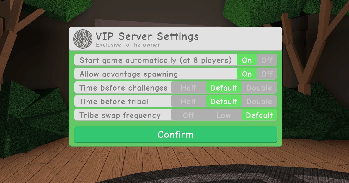 Repotted On Twitter Sneak Peek 7 For The Survivor Update - roblox private server settings