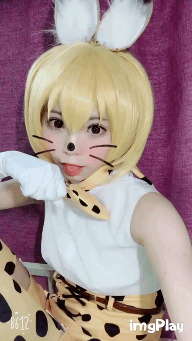 TwitterのコスプレGIF3