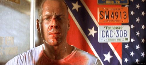 Pulp Fiction (1994) dir. Quentin Tarantino  Happy birthday to Bruce Willis 