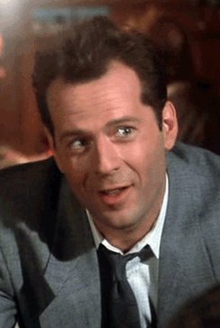 Happy Birthday Bruce Willis!  One of my very first celebrity crushes from the Moonlighting days 