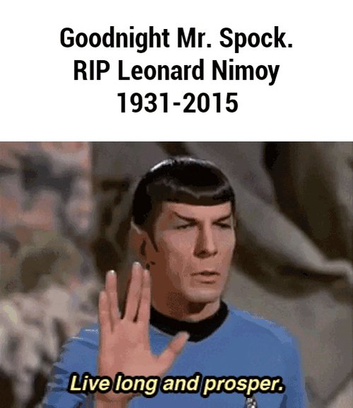   Happy Birthday Leonard Nimoy! 