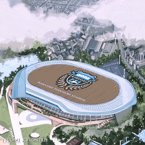 Twitter এ 川崎フロンターレ この度 等々力陸上競技場の改修に伴い 入浴と観戦がセットの 浴場ゾーン席 の新設が決定 客席からのみ視認可能な 映像を上空に投影する 富士通 の新技術による巨大ビジョンも導入 Dazn とも連携し 新しい観戦スタイルを提案して