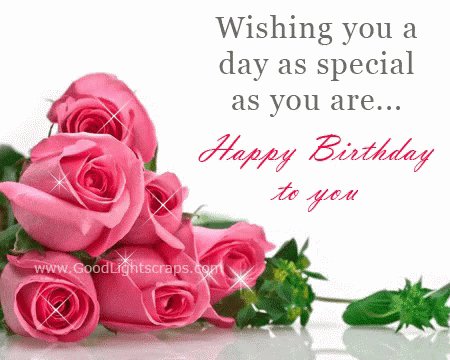  happy birthday wishes to a very special lady!  you Susan X 