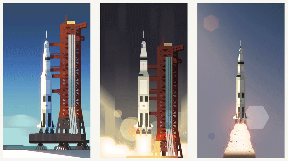 The Doodle team worked closely with @nasa and @AstroMCollins to tell the story of Apollo 11’s historic landing on the moon. Go behind the scenes of today’s #GoogleDoodle celebrating #Apollo50th → http://goo.gle/30MrqNQ