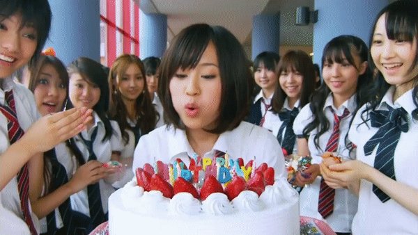             ,     ! Happy birthday, Atsuko Maeda!     