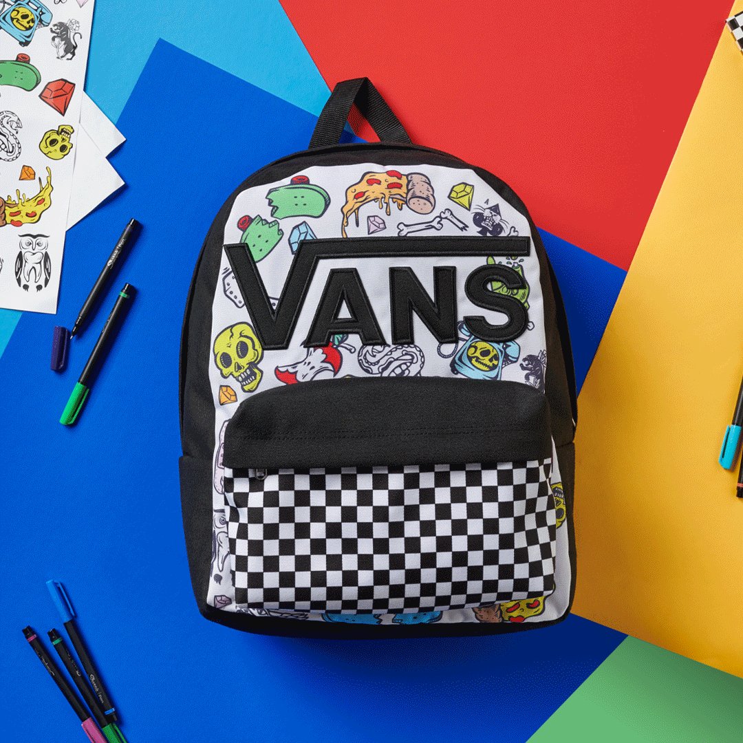 custom backpacks vans