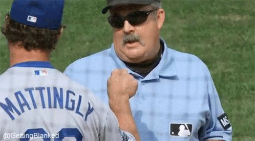 Never good when Joe West, CB Bucknor, and/or Angel Hernandez are trending on Twitter.