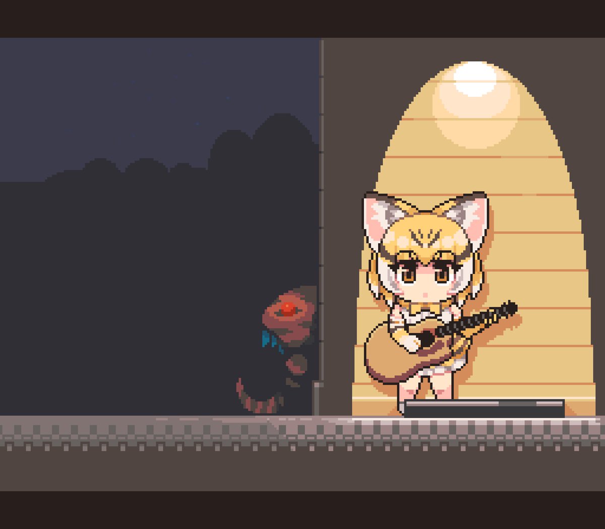 けものフレンズ スナネコはんドット絵 けもちゃん