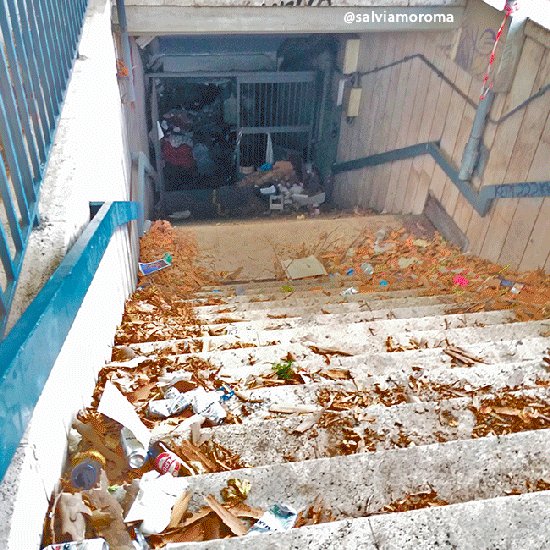 #Roma Porta Pia qui oltre al #degrado è #EmergenzaSanitaria in questi sottopassi è stata uccisa una donna se non siete in grado di vigilarli CHIUDETELI prima che accada di nuovo! @Anninosub57 @RiganteLeonardo @ilburch @smarolazo @MyVerdictIs @SilviaaOrtolani @JordiGGCC