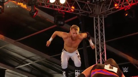 .@MandrewsJunior is definitely showcasing his athleticism in this match. #NXTUK