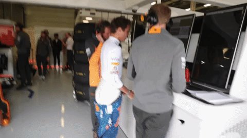 When you see McLaren have dropped a load of new Carlos & Lando GIFs.
Check them out via our official @GIPHY page 👉 http://mclrn.co/GIPHYNew
