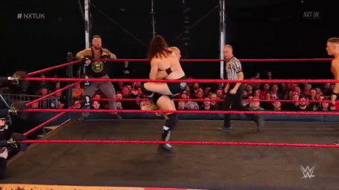 Teamwork: 100%#NXTUK @Marcel_B_WWE @FabianAichner