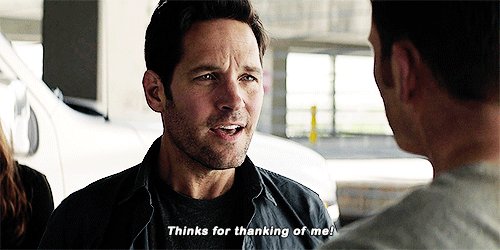 Happy birthday Paul Rudd aka Ant-Man! 