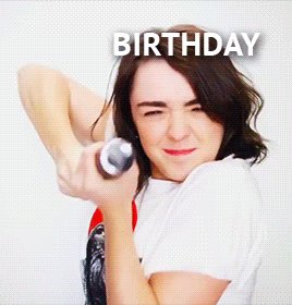   Happy Birthday Maisie Williams 