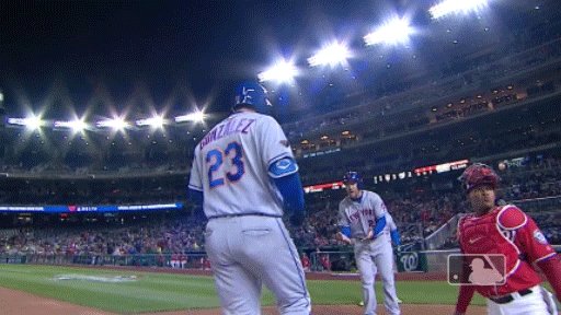 There we go!  @Adrian_ElTitan gets us on the board with an RBI single! #LGM https://t.co/XIe43JiurI