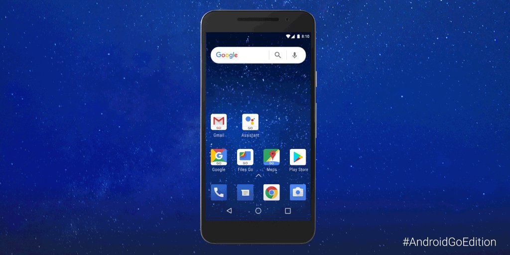 Android (@Android) on Twitter photo 2018-04-19 22:30:07 On your mark, get set, #AndroidGoEdition. Enjoy a reimagined set of Google Apps, like Assistant Go, designed from the ground up for people everywhere to enjoy: goo.gl/14V9DZ On your mark, get set, #AndroidGoEdition. Enjoy a reimagined set of Google Apps, like Assistant Go, designed from the ground up for people everywhere to enjoy: goo.gl/14V9DZ