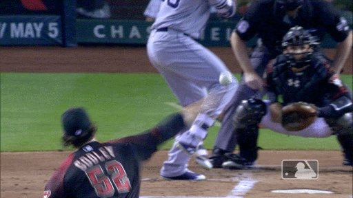 "Ouch!" — that baseball, probably  Watch @Franchycordero barrel this 2-RBI double: atmlb.com/2qRO6eT https://t.co/J39dIJoZRr