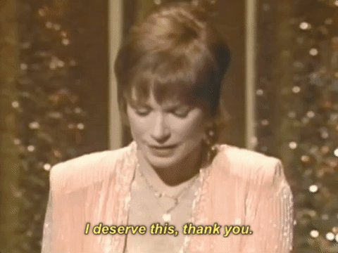 Happy birthday to Shirley MacLaine! Still one of the best Oscar speeches ever. 