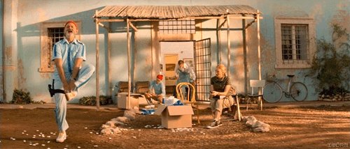 The Life Aquatic with Steve Zissou (2004) dir. Wes Anderson  Happy birthday Wes! 