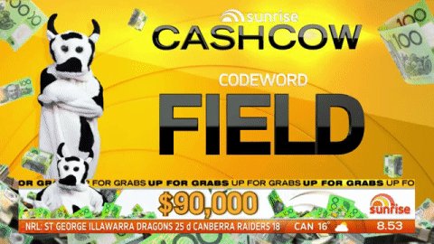 Sunrise On Twitter Here S Today S Cash Cow Codeword
