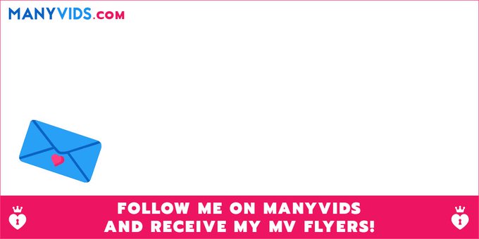 My followers just received an MV Flyer! Follow me! https://t.co/bGGuAJjjha Exclusives Find it on #ManyVids<a href="/tag/manyvids"class="tags"><span>#manyvids</span></a>