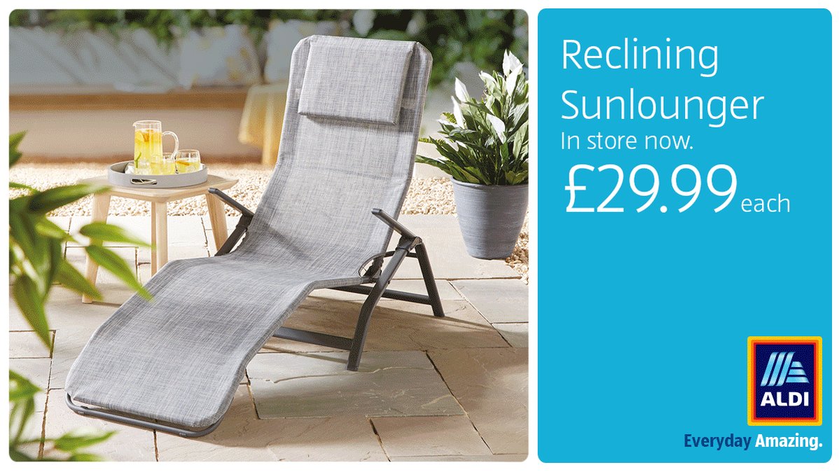 sun loungers aldi 2018