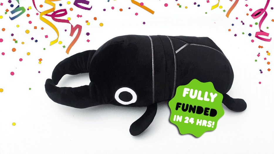 stag beetle plush