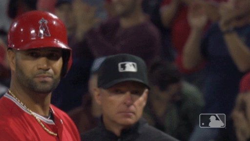 .@PujolsFive is not a fan of tie games...  The Machine cranks a solo homer to give the Angels a 3-2 lead in the 6th! https://t.co/wKS9cvFv11