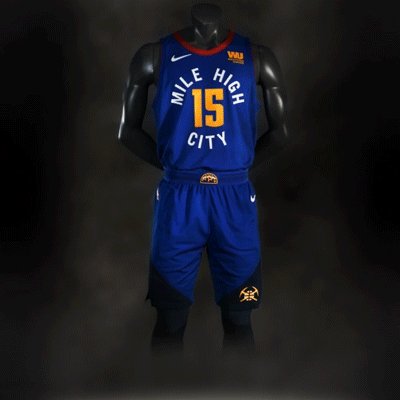 nuggets mile high city jersey