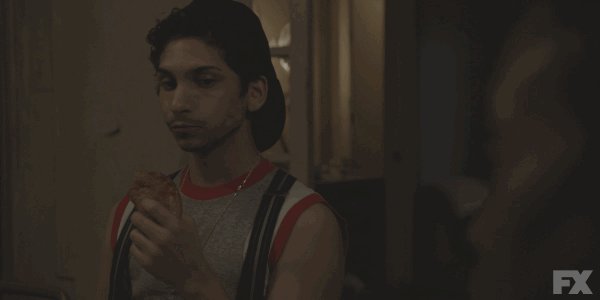 The friendtervention scene is a true ensemble work. The cast shined so bright here, from Pray Tell's scary drunk and hurting daddy to Blanca's protective mother to Papi's silly/empanadas and Angel's agitation, Damon's concern and Ricky's desire to reach out. #PoseFX