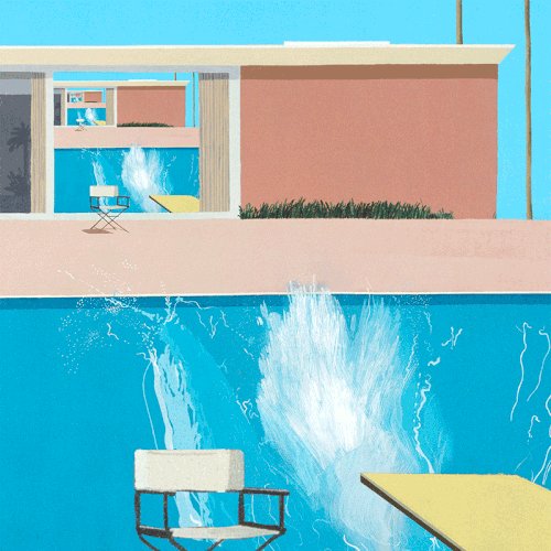 Happy Birthday to my biggest hero in art and life, David Hockney 