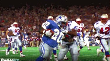 Happy 50th birthday to one of the greatest running backs of all time, Barry Sanders! 