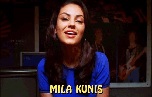 Happy birthday to the lovely Mila Kunis! She never fails to make the world smile. 