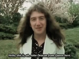 Happy birthday John Deacon!! Your one of the best bass players of all time!! 
