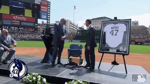 Tiger Stadium's No. 47 seat for No. 47.   #47Forever https://t.co/DMYYLC8cZa