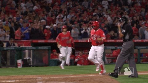 Welcome back from the DL @ReneRivera13! Rivera hits a go-ahead home run! #Angels 3, Padres 2. https://t.co/ZIlQlALAwq