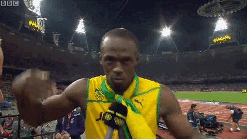 Happy Birthday to Usain Bolt! This year went as fast as you! 