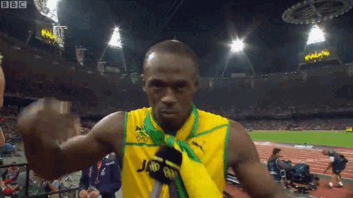 Happy Birthday to Usain Bolt! This year went as fast as you! 