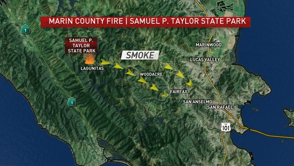 Download Samuel P Taylor State Park Map Gif