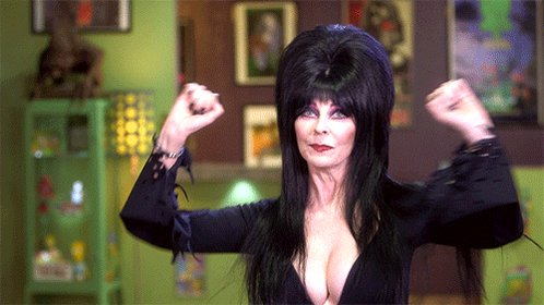 Happy birthday to Cassandra \"Elvira\" Peterson 