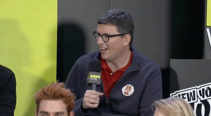 SYFY (@SYFY) on Twitter photo 08/10/2018 00:04:19 .@kj_apa showed off some hidden talents at the @SYFYWIRE Live Stage š #Riverdale #NYCC .@kj_apa showed off some hidden talents at the @SYFYWIRE Live Stage š #Riverdale #NYCC