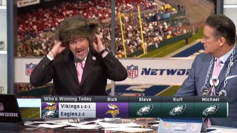 So there... there were two of us in the wolf pack.  You weren't alone, @richeisen. #Skol https://t.co/1e8ktO1C3v
