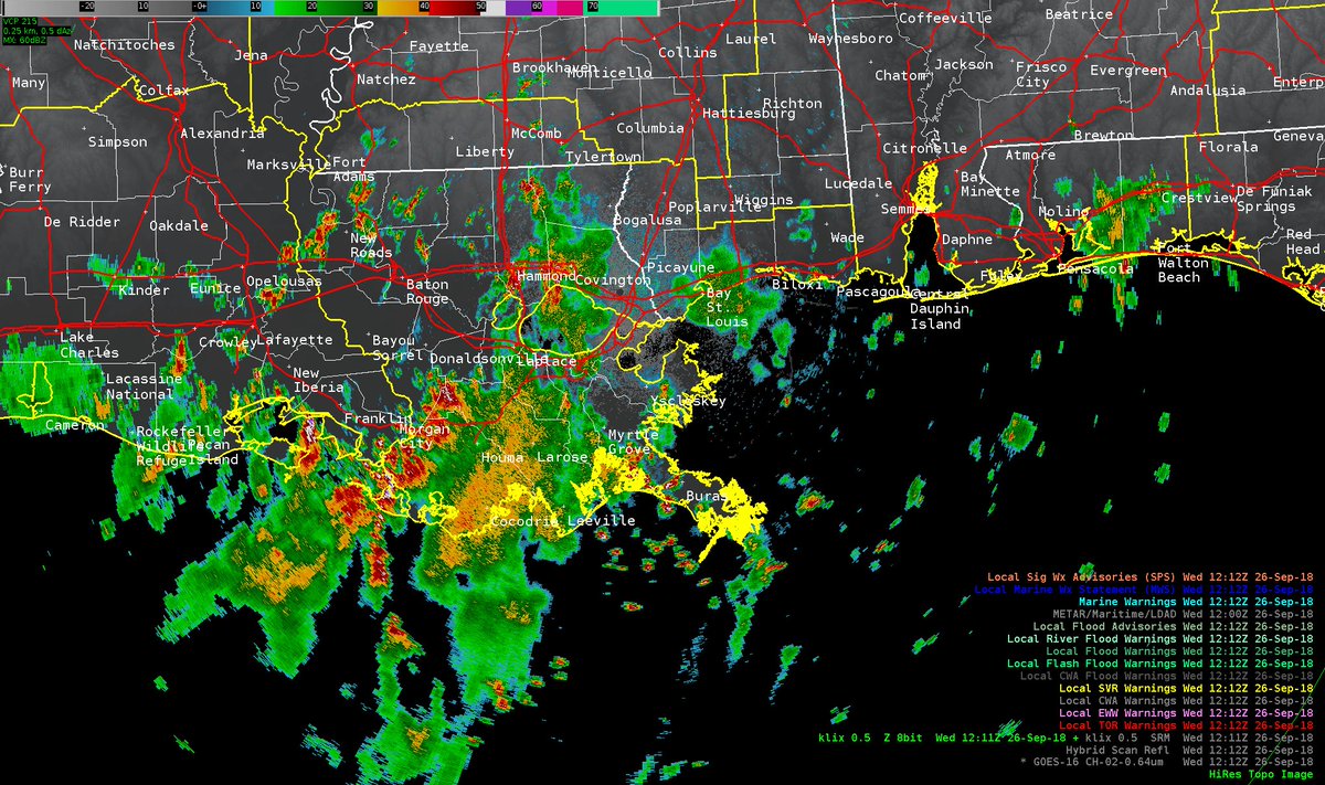 NWS New Orleans on Twitter "Wednesday Morning Radar Update 9AM CDT