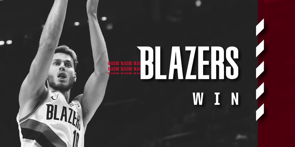 BLAZERS WIN! BLAZERS WIN! https://t.co/9meVHThex6