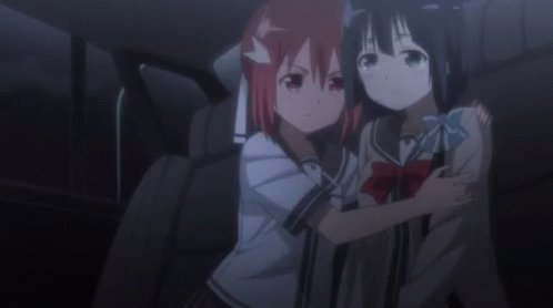 Best friend anime gif
