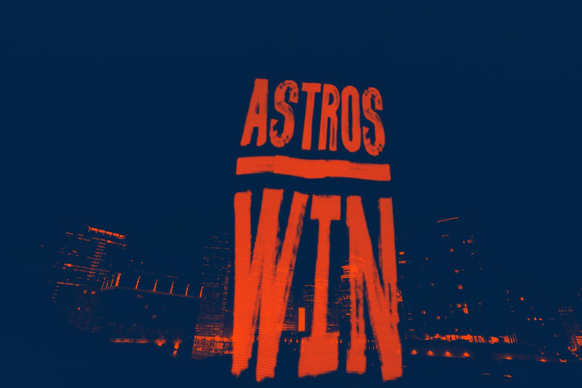 Game 1 W.  #AstrosWin 7-2! #NeverSettle https://t.co/3iIH1tLT8Y