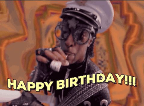 Good morning, I want 2 wish Bootsy Collins a Happy Birthday 2day. 