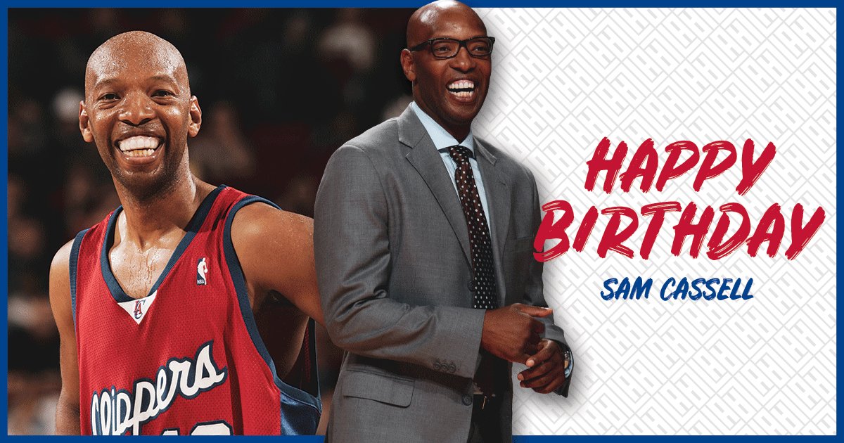 Student ➡️ Teacher.  Happy birthday, Sam Cassell! https://t.co/mdhpKHMns3